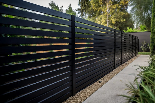 96x42½ Custom Energy Efficient Aluminum Fencing