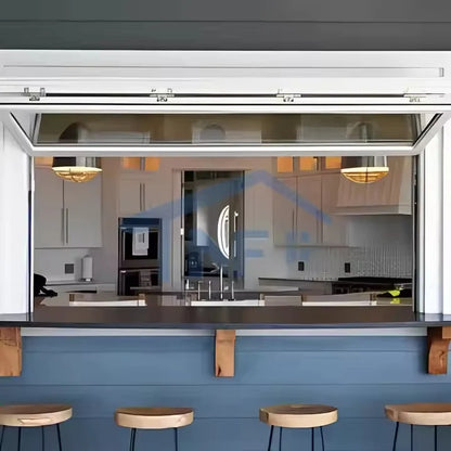 96x36 Custom Energy Efficient Aluminum Folding Up Window