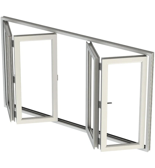 96x36 Custom Energy Efficient Aluminum Bifold Window