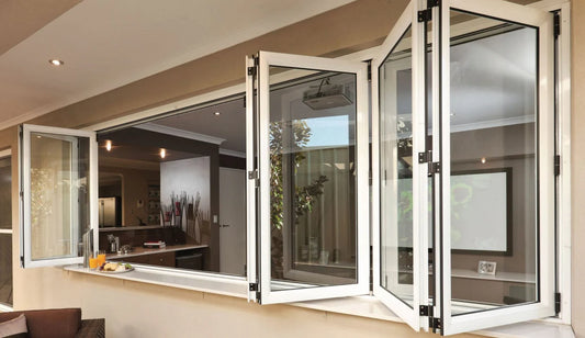 96x48 Custom Energy Efficient Aluminum Bifold Window