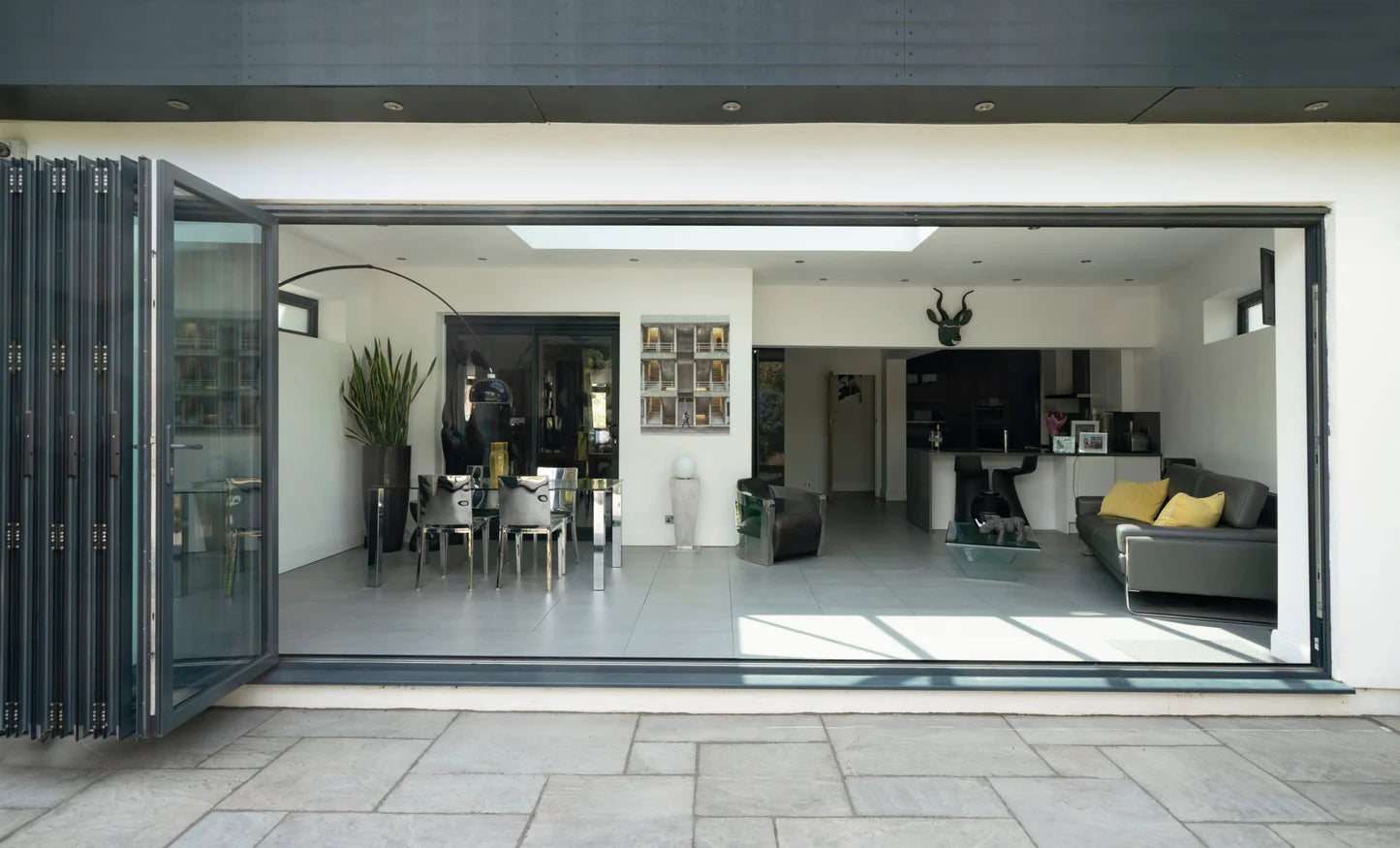 240"x80" Custom Energy Efficient Aluminum Bifold Door