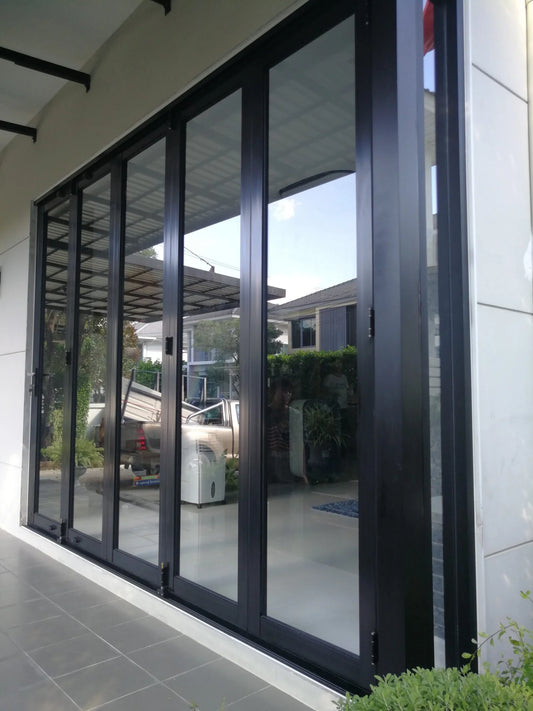 144" x 96" Custom Energy-Efficient Aluminum Bifold Door