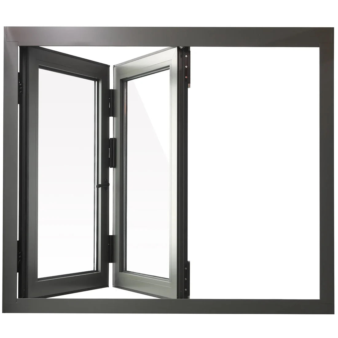 60"x60" Custom Energy-Efficient Aluminum Bifold Window