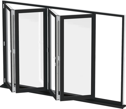 60"x60" Custom Energy-Efficient Aluminum Bifold Window