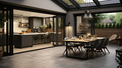 192"x 80" Custom Energy Efficient Aluminum Bifold Door