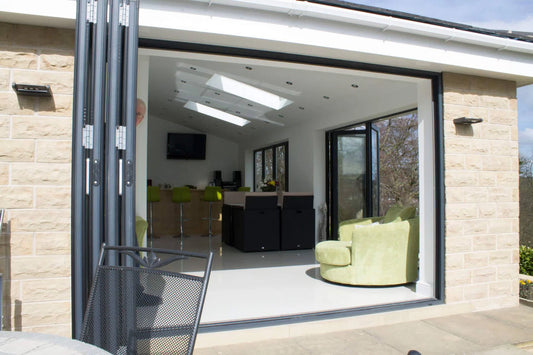 96" x 96" Custom Energy Efficient Aluminum Bifold Door